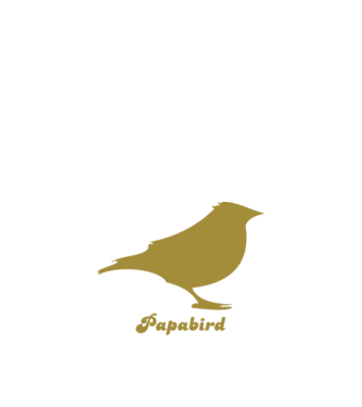 Papa bird model negru pe tricou