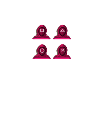 squid game characters model negru pe tricou