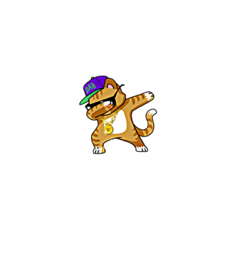 Cool Cat DAB model roșu pe tricou