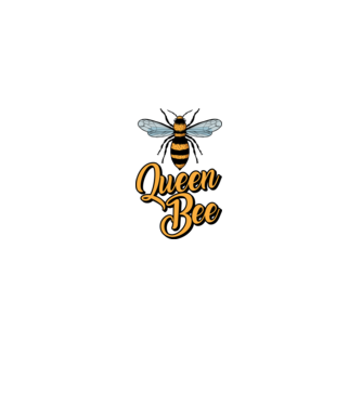 Queen Bee model turcoaz pe tricou