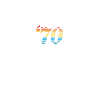Retro Birthday 1970 model negru pe tricou