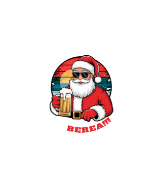 Ho ho ține mi berea! Negru model negru pe tricou