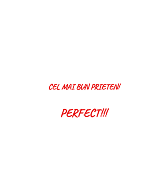 Denumirea purtătorului acestui tricou: CEL MAI BUN PRIETEN! Calificarea: PERFECT!!! model negru pe tricou