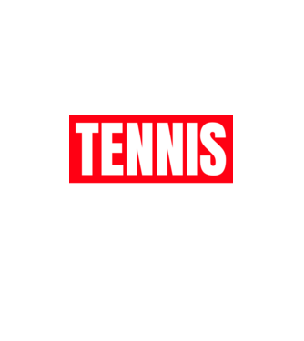 TENNIS HERO model alb pe tricou