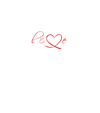 Love Valentines day model negru pe tricou