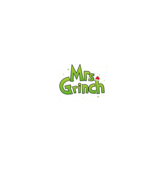 Grinch Family Mrs Grinch model negru pe tricou
