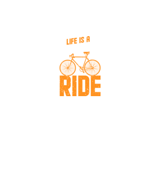 Life is a beautiful ride model turcoaz pe tricou