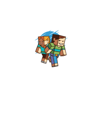 Minecraft model gri pe tricou