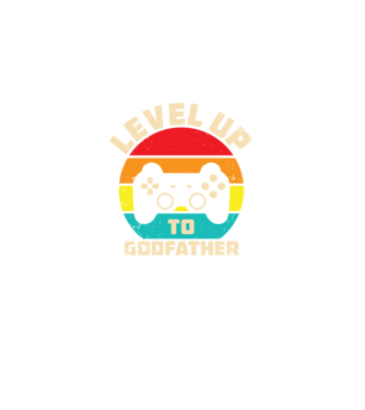 Level Up Godfather model negru pe tricou