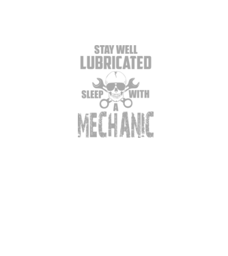 Stay well lubricated model negru pe tricou
