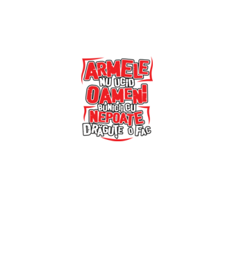 Armele nu ucid oameni, bunicii cu nepoate drăguțe o fac model alb pe tricou