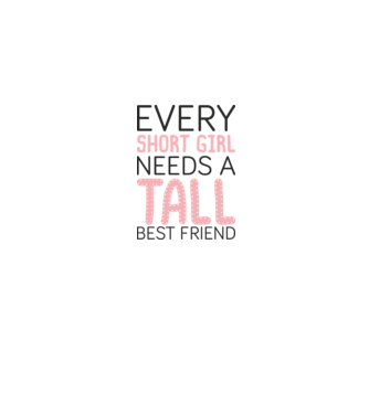 Tall Friend model gri pe tricou