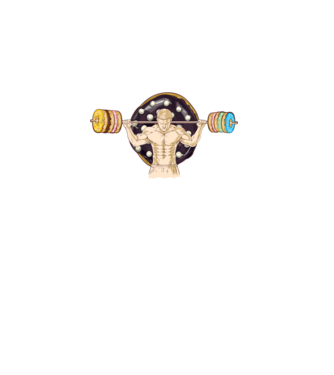 Powered by donuts model turcoaz pe tricou