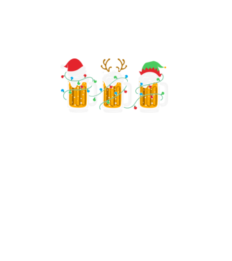 Christmas beer mugs model turcoaz pe tricou