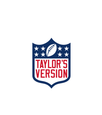 Taylor Swift football logo model alb pe tricou