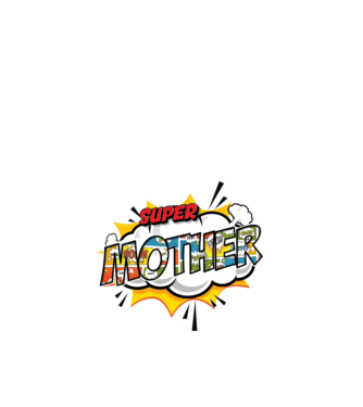 Comic Mother model nisipiu pe tricou
