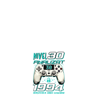 Nivel finalizat 30 1995 model alb pe tricou