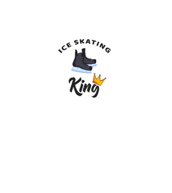 Ice skatin King model turcoaz pe tricou
