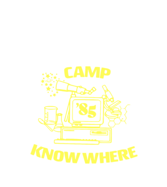 camp nowhere 85 stranger things model negru pe tricou