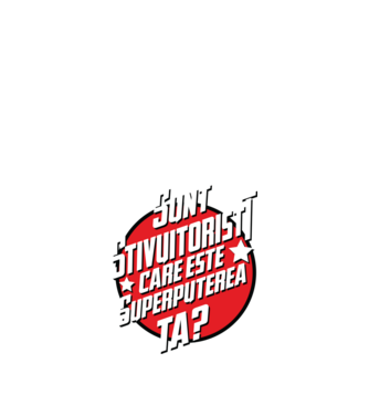 sunt stivuitorist, care este superputerea ta? model negru pe tricou