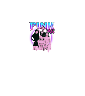 BLACKPINK pink venom model negru pe tricou