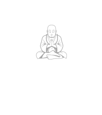 monk outline model negru pe tricou