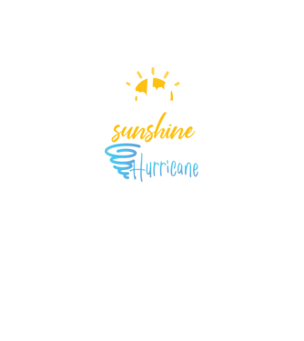 October Girls are Sunshine mixed with a little Hurricane model negru pe tricou