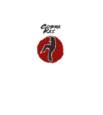 cobra kai larusso model alb pe tricou