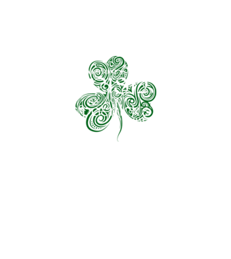 Everyone is irish shamrock model negru pe tricou