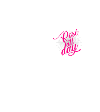 Rosé all day model galben neon pe tricou