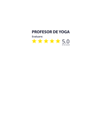 profesor de yoga evaluare model alb pe tricou