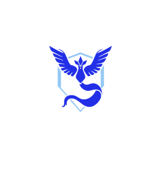 Mystic team logo model alb pe tricou