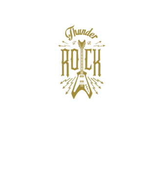 Thunder Rock model negru pe tricou