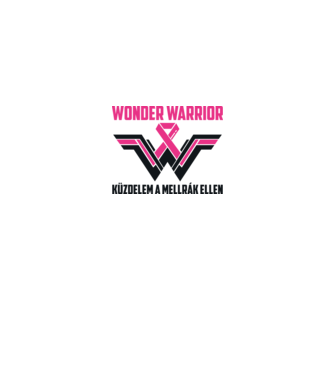 WONDER WARRIOR model alb pe tricou
