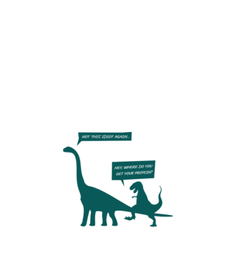 idiot dinosaur vegan model portocaliu pe tricou