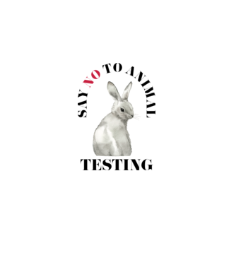 Say NO to animal testing model alb pe tricou
