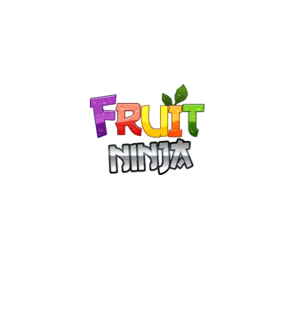 Fruit Ninja model alb pe tricou