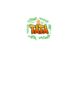 Graffiti tata model negru pe tricou