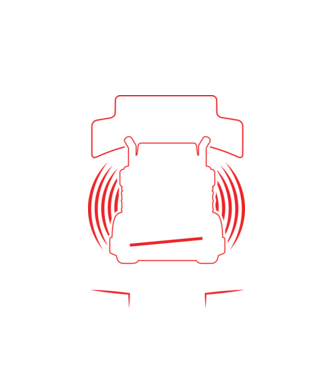 Cu bac, fără bac, tot șofer de tir mă fac model alb pe tricou