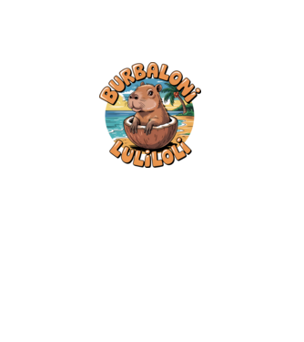 Burbaloni Luliloli model negru pe tricou