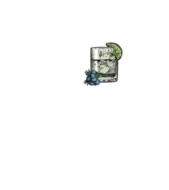 Let the fun be gin model turcoaz pe tricou