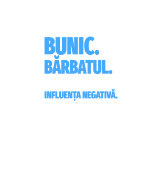 Bunic model turcoaz pe tricou