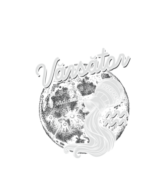Zodiac femeie VĂRSĂTOR retro model alb pe tricou