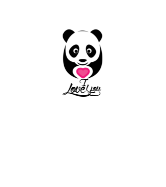 PandaHeart model galben neon pe tricou