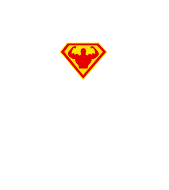 Superom model negru pe tricou