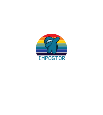 Impostor model negru pe tricou