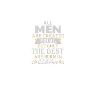 All men created equal but only the beat are born in october model portocaliu neon pe tricou