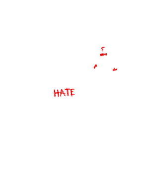 Zombies Hate Fast Food model negru pe tricou