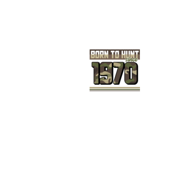Born to hunt since 1970 model galben neon pe tricou