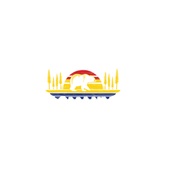 Land of Bears model turcoaz pe tricou